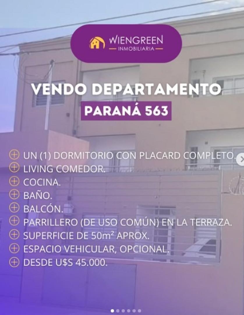 Vendo Departamentos de 1 Dormitorio Aptos Credito Hipotecari