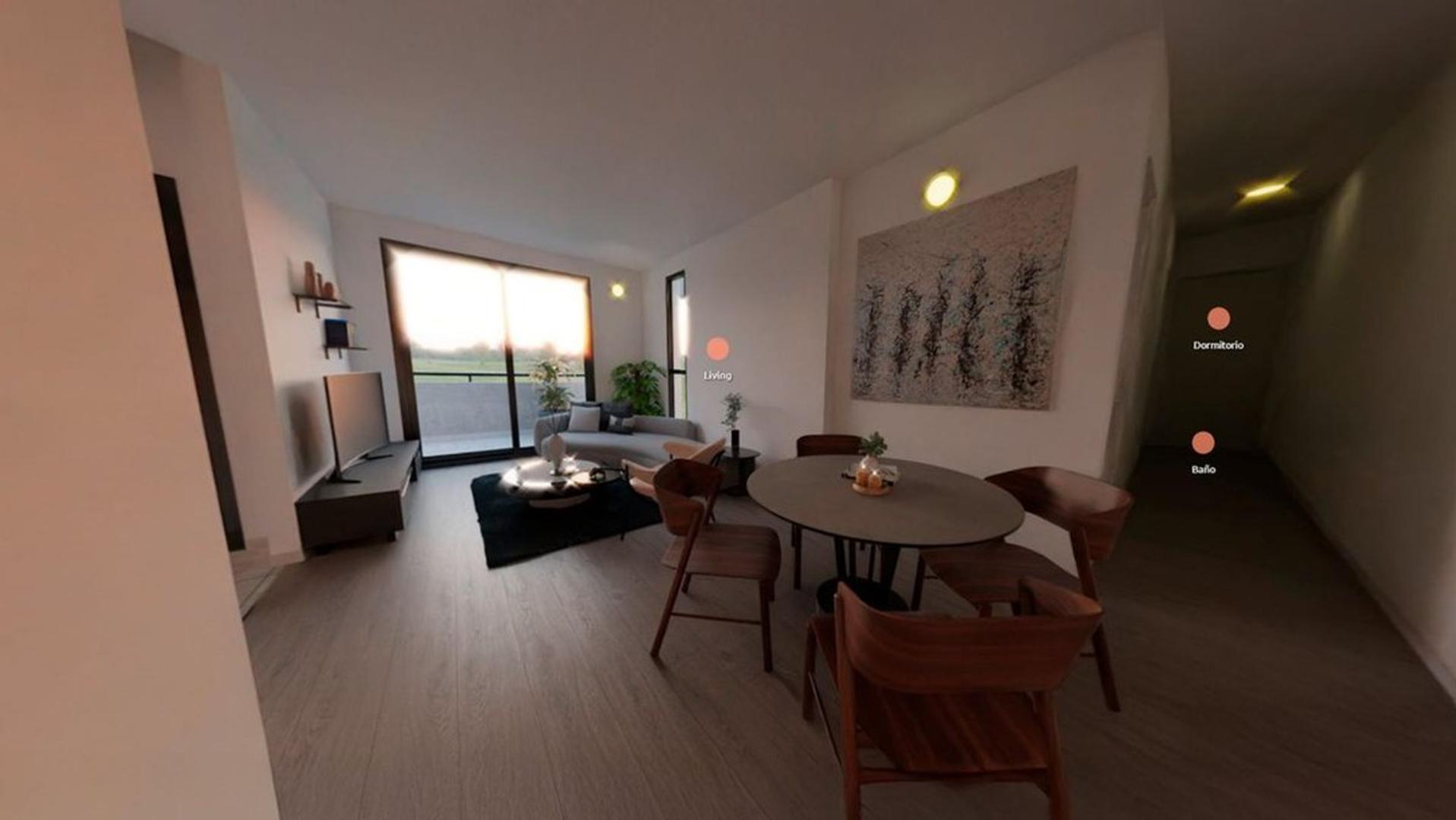 Departamento 3 ambientes con 1 baño