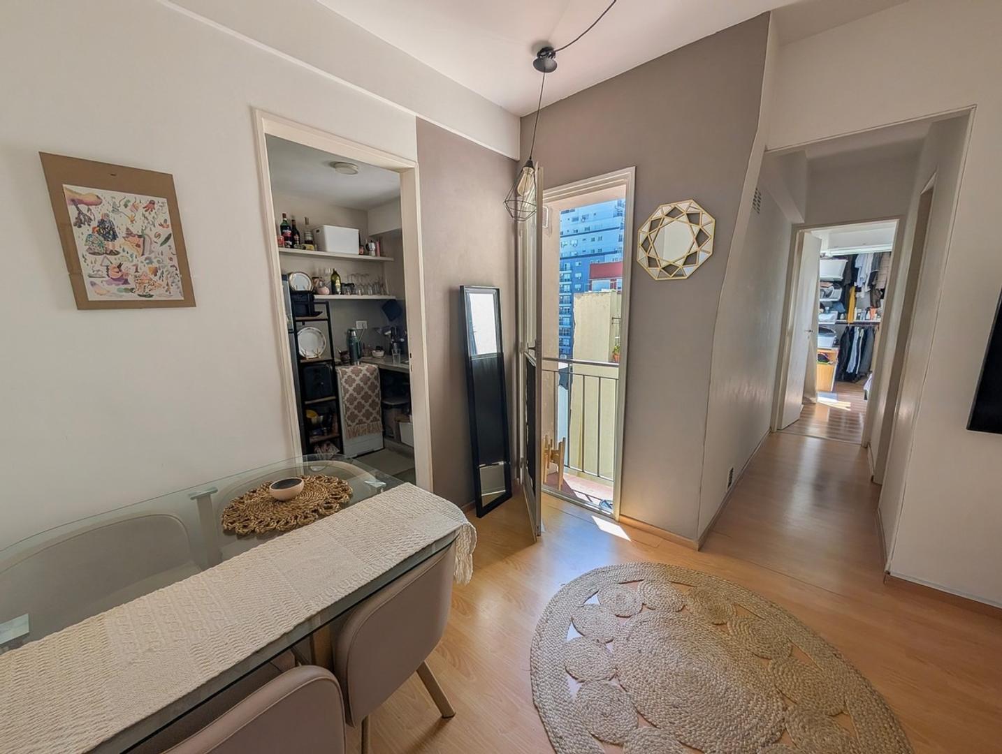 Departamento 2 ambientes con 1 baño