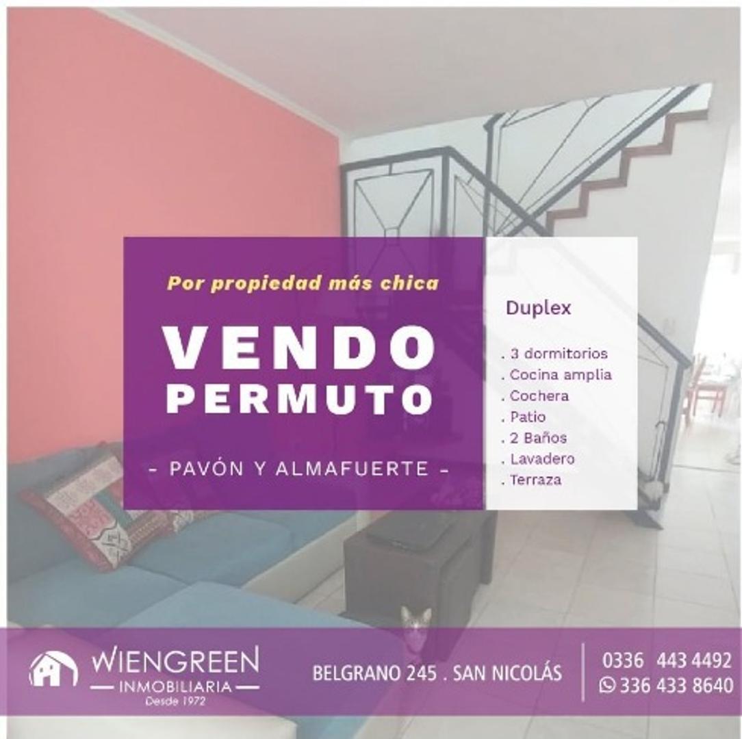 Vendo o Permuto Duplex de 3 dormitorios