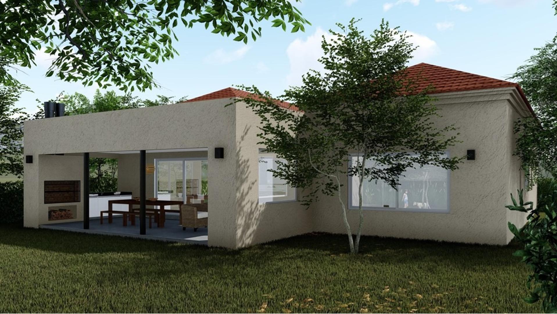 Casa 3 ambientes con 2 baños