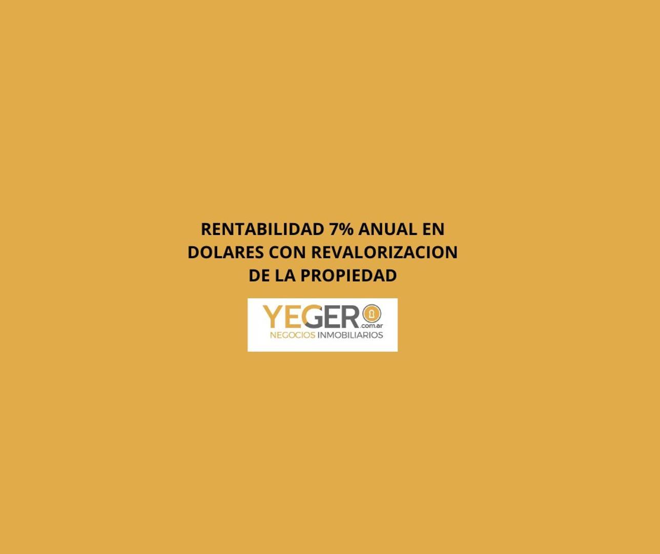 LOCAL RENTA 8% ANUAL DOLARES TIRAJE 4 VIENTOS (+ cuotas)