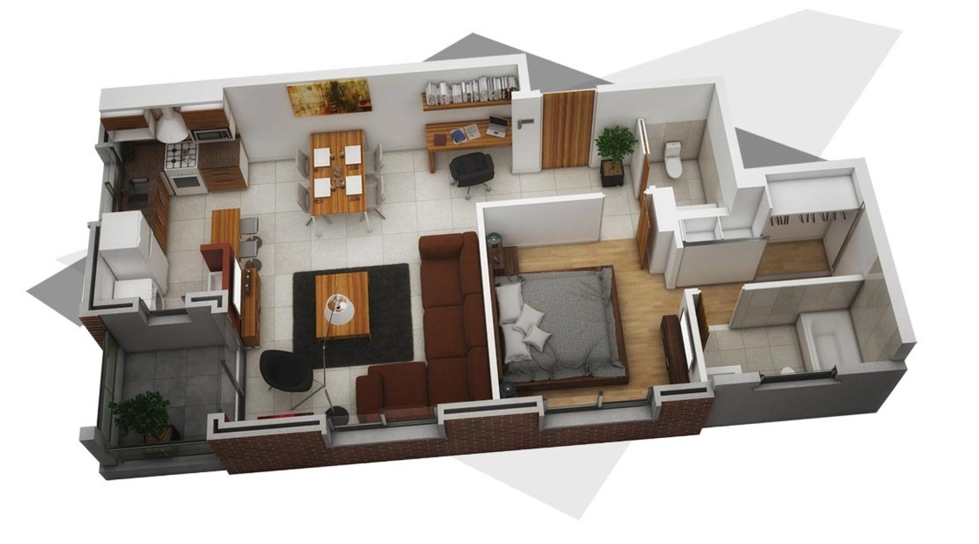 Departamento 2 amb. 60m2 Ituzaingó Centro lado Norte