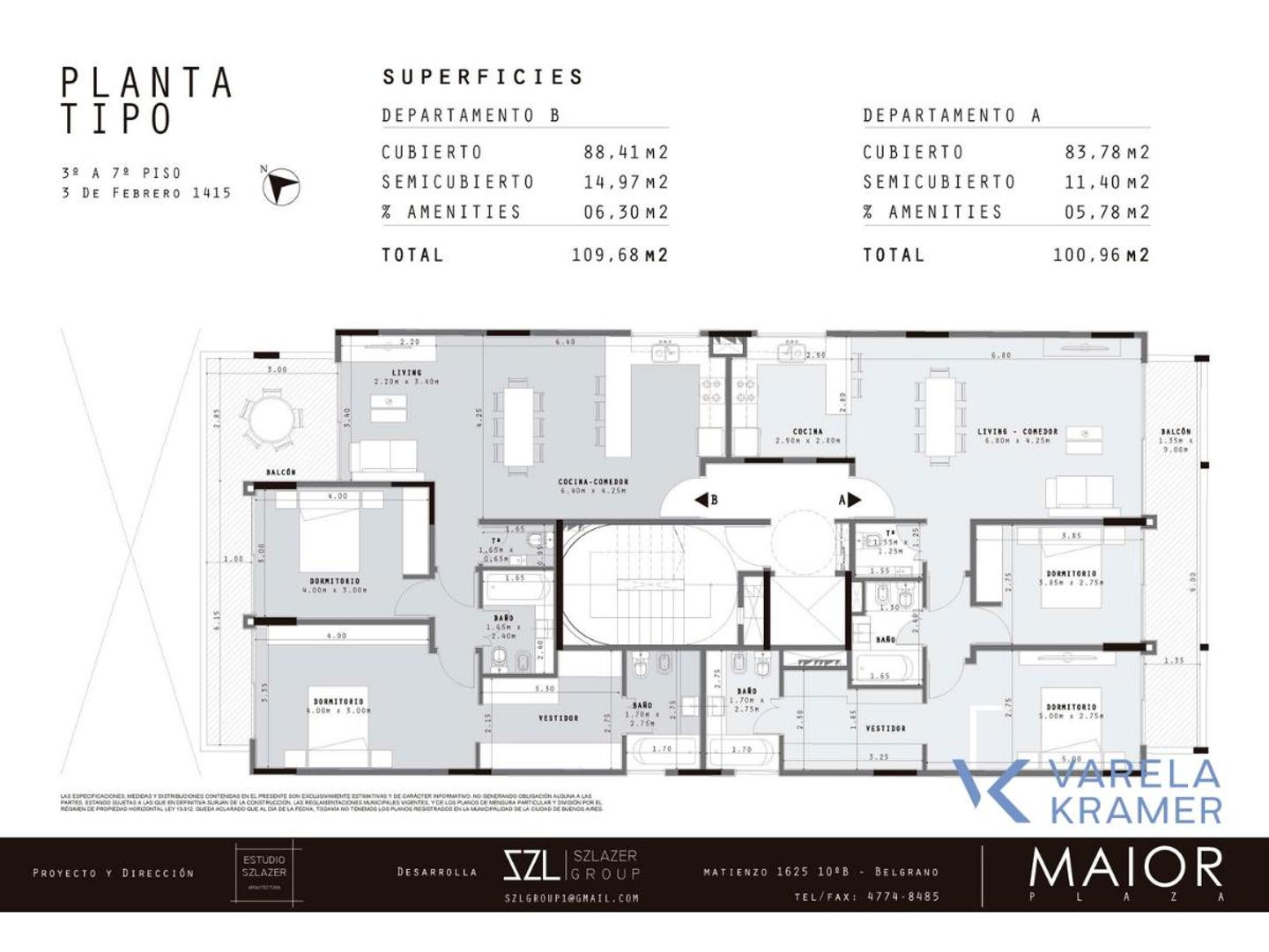 Departamento en Venta de 3 ambientes