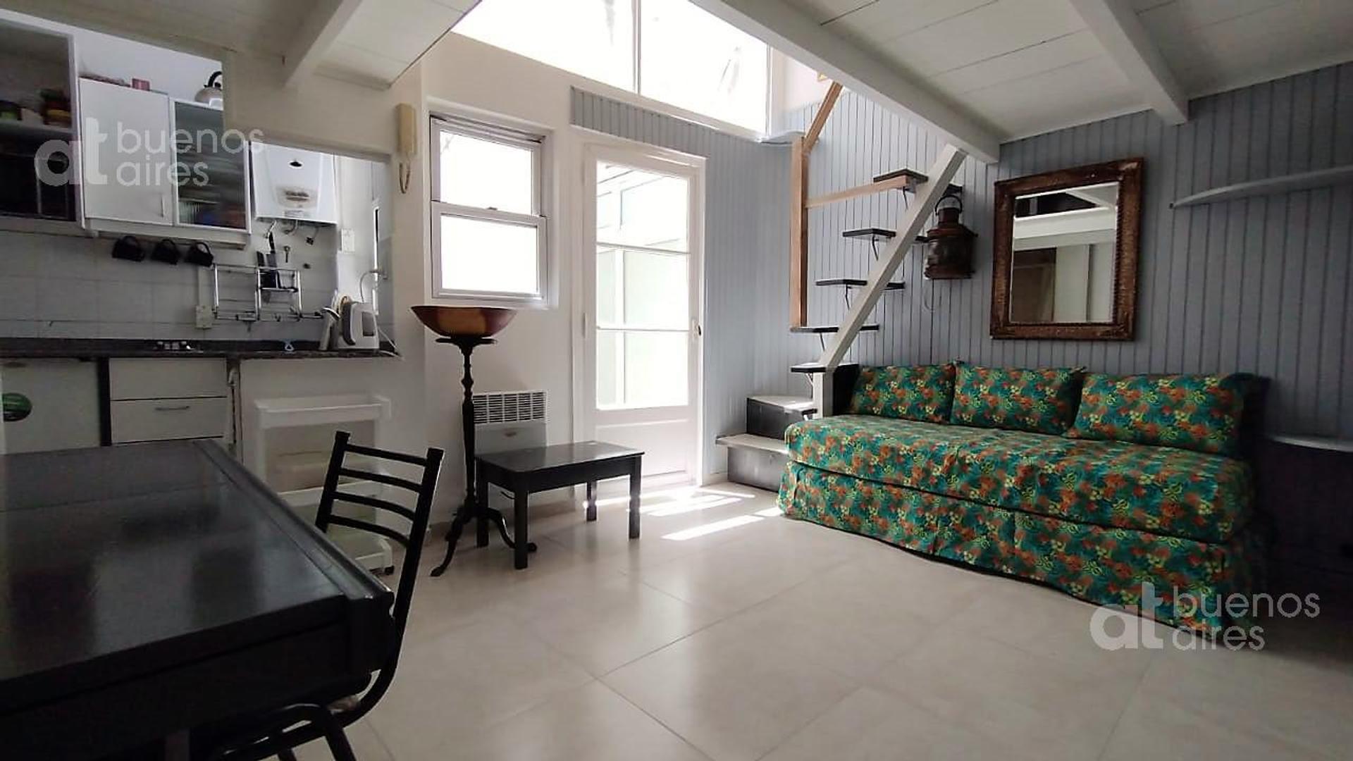 San Telmo. Departamento 2 ambientes con patio en alquiler temporario.