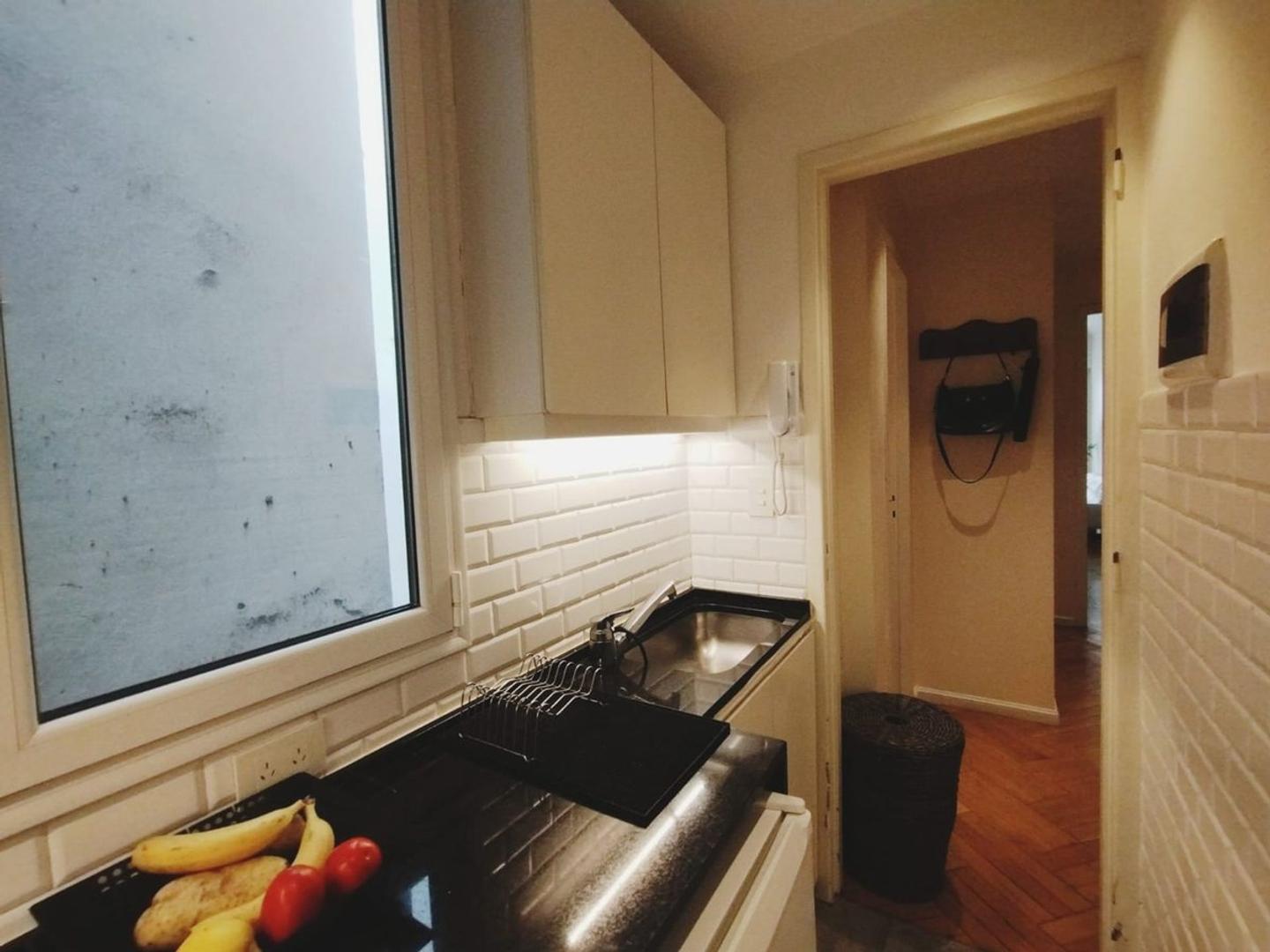 ALQUILER MONOAMBIENTE EN RECOLETA AMUEBLADO