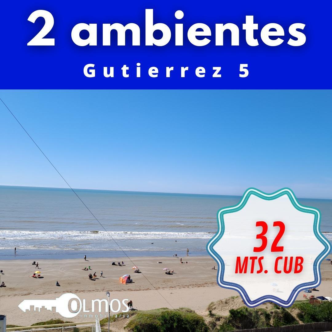 Departamento 2 ambientes, vista al mar