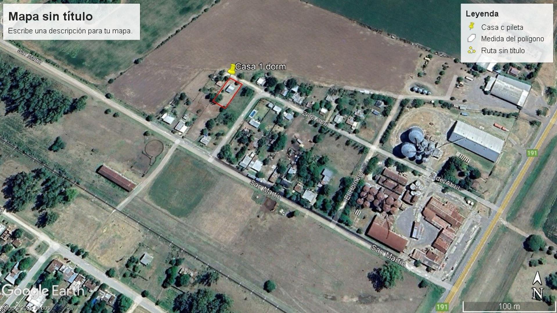 Casa 2 ambientes con 1 baño