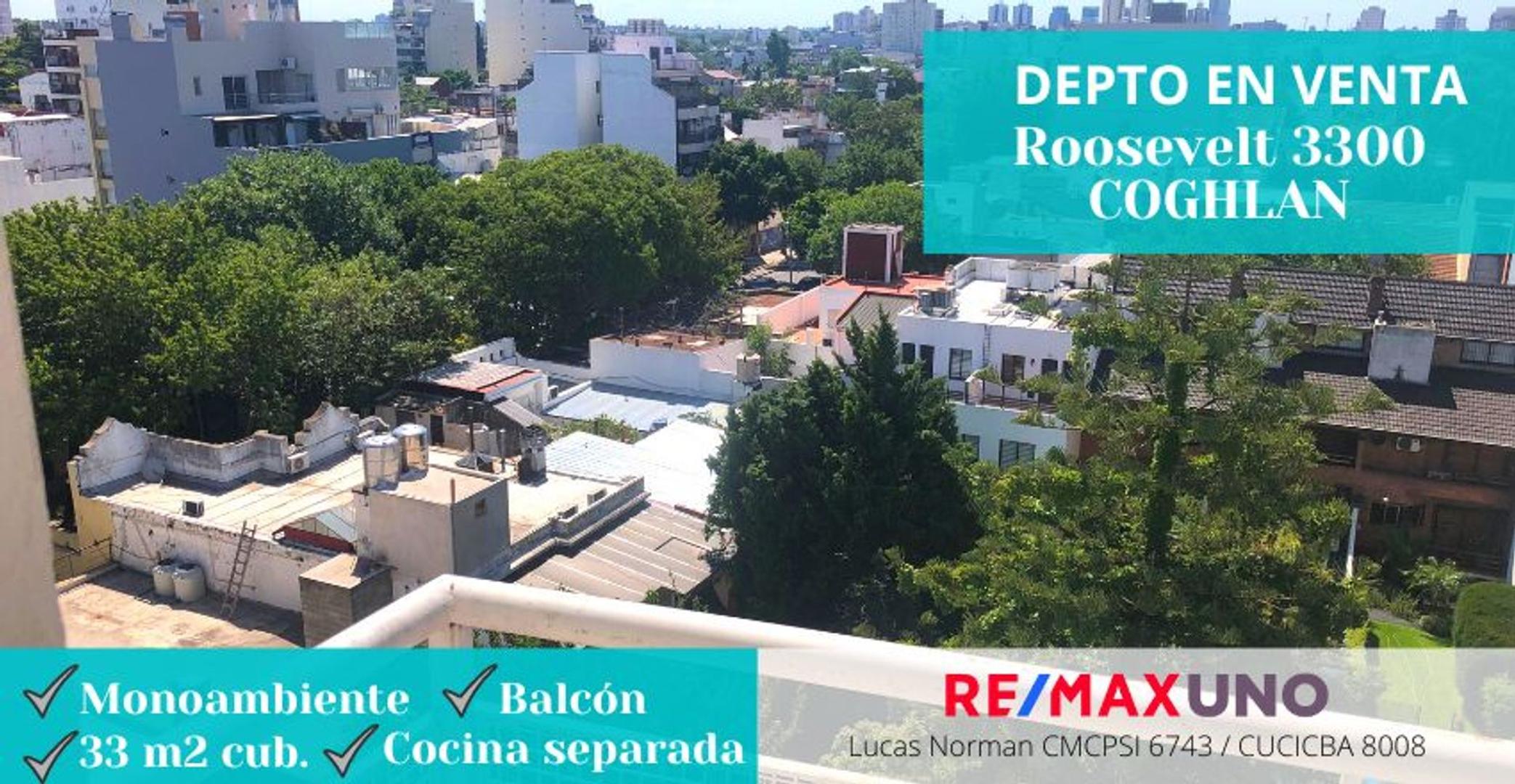 Departamento en venta en Franklin Delano Roosevelt 3300 Coghlan