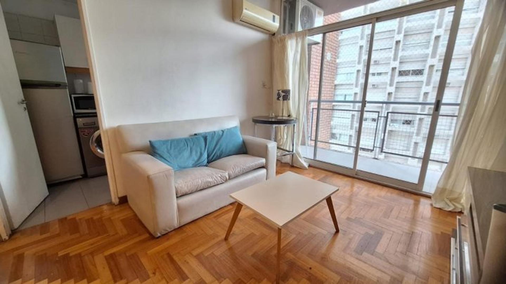 Las Cañitas, Dorrego 2700, piso 9, 2 amb, 55m2, u$s 1,200 + luz. (Alq min 3 meses)