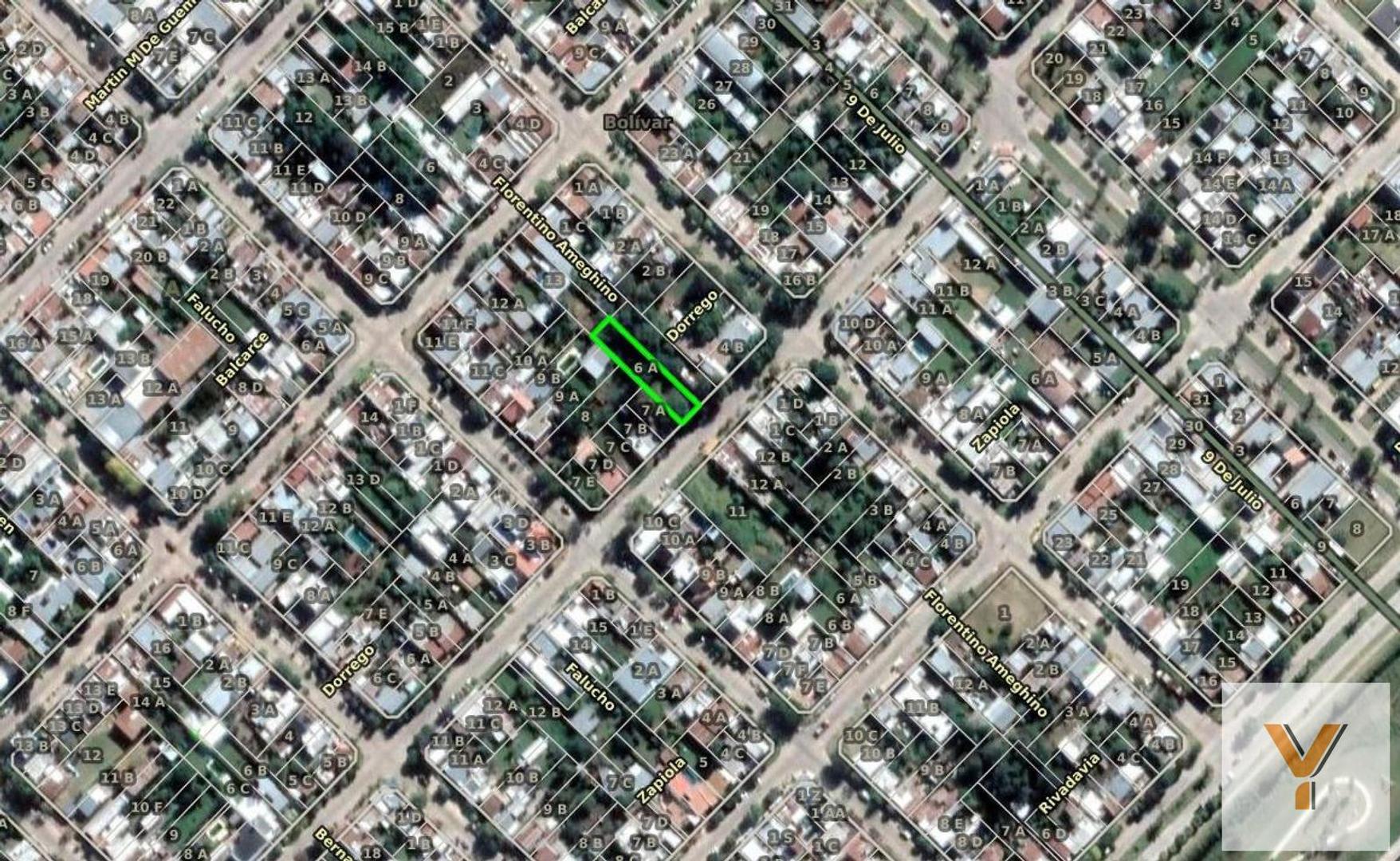 Terreno en Venta 10  mts Frente