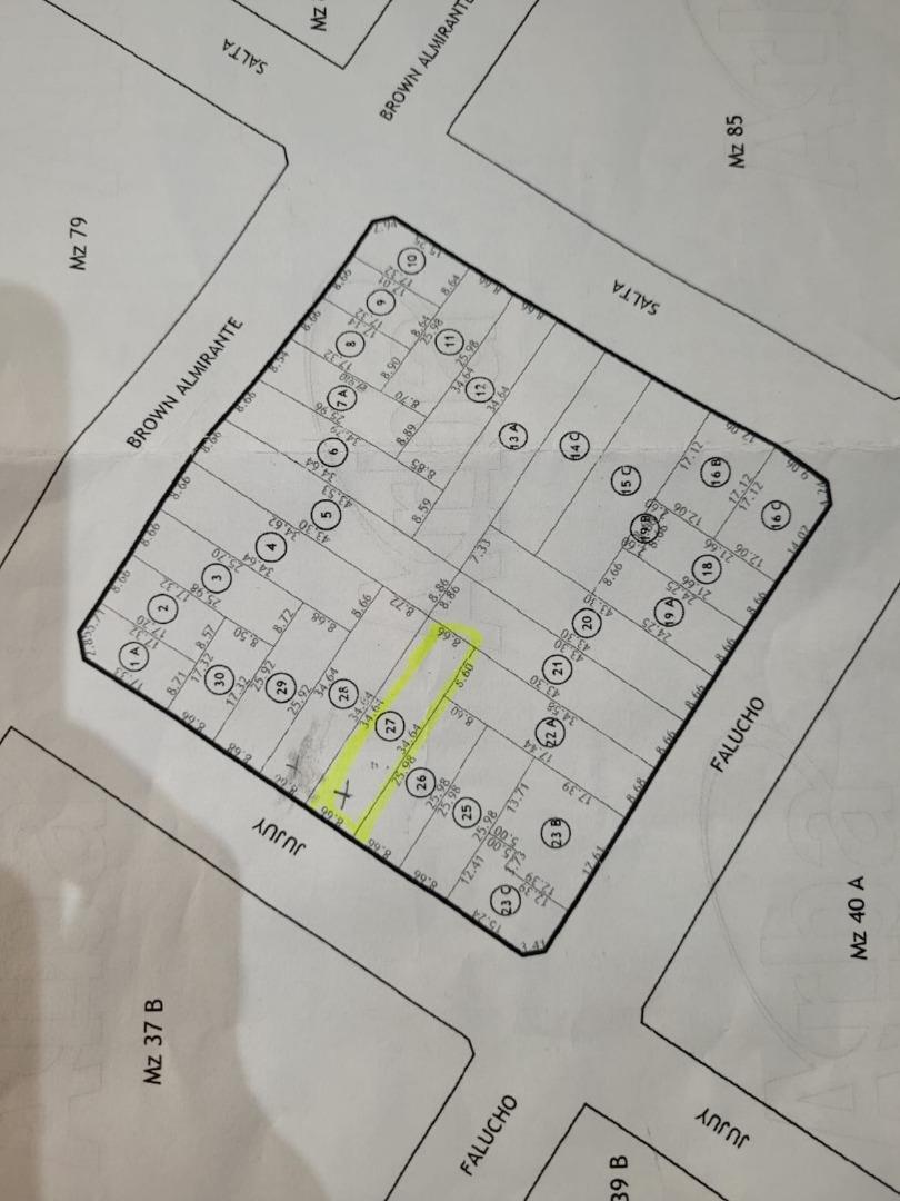 LOTE IDEAL PARA DESARROLLO  -  300 M2. - MACROCENTRO