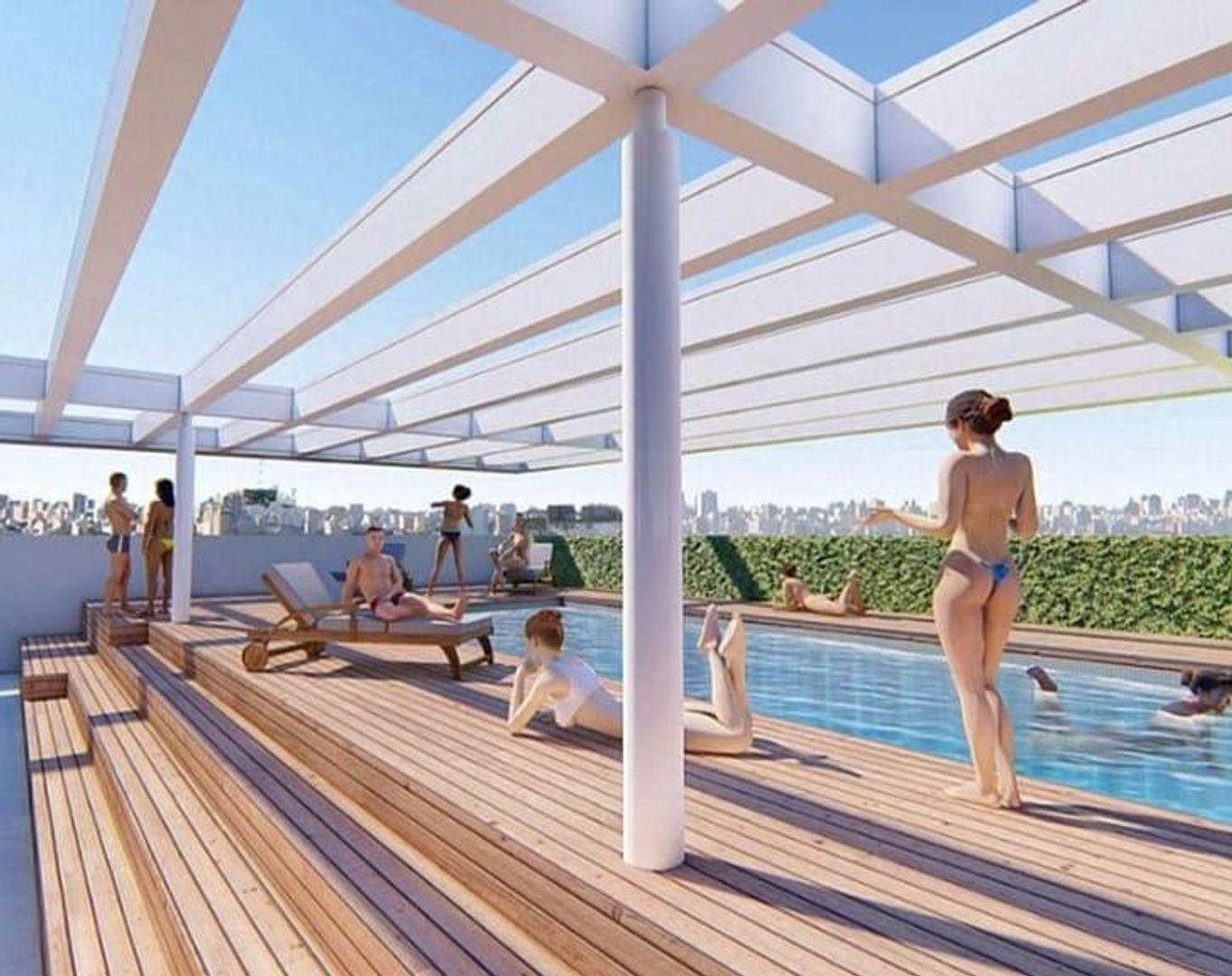 Departamento Monoambiente con 1 baño