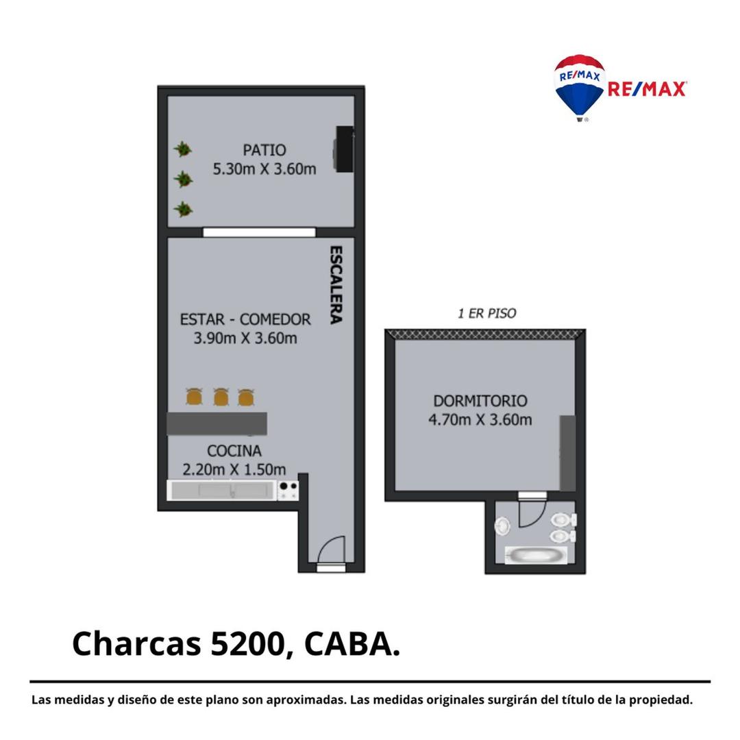 Departamento en Venta en Palermo, USD 170.000