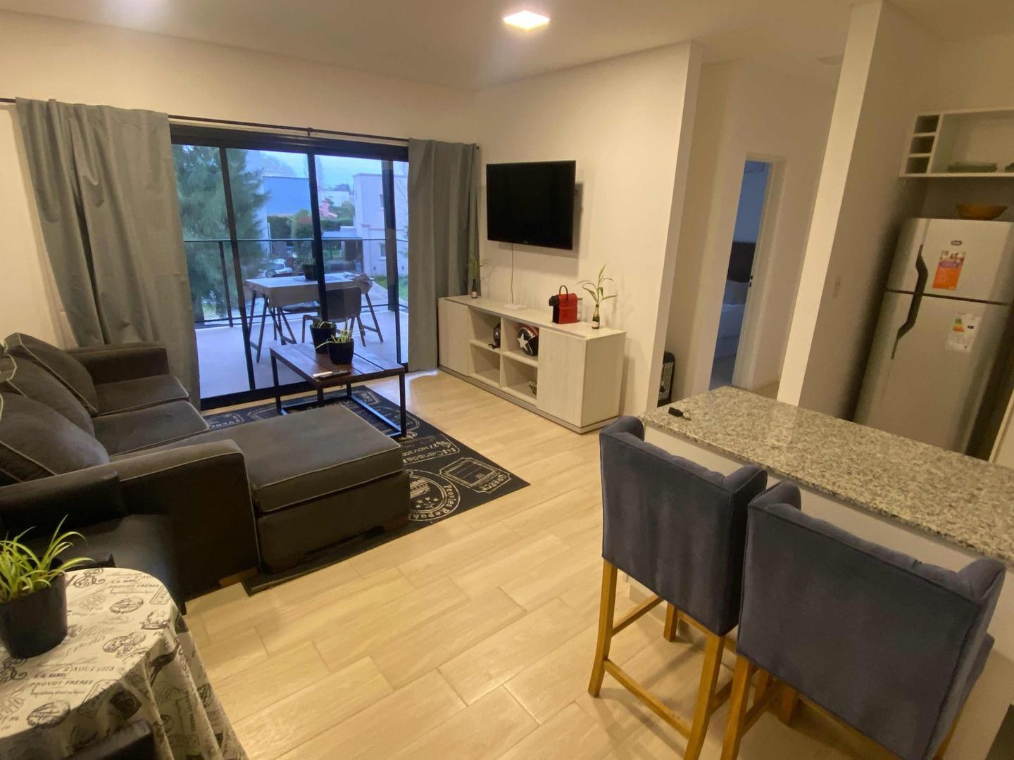 departamento 2 ambientes en alquiler Cañada Village Pilar