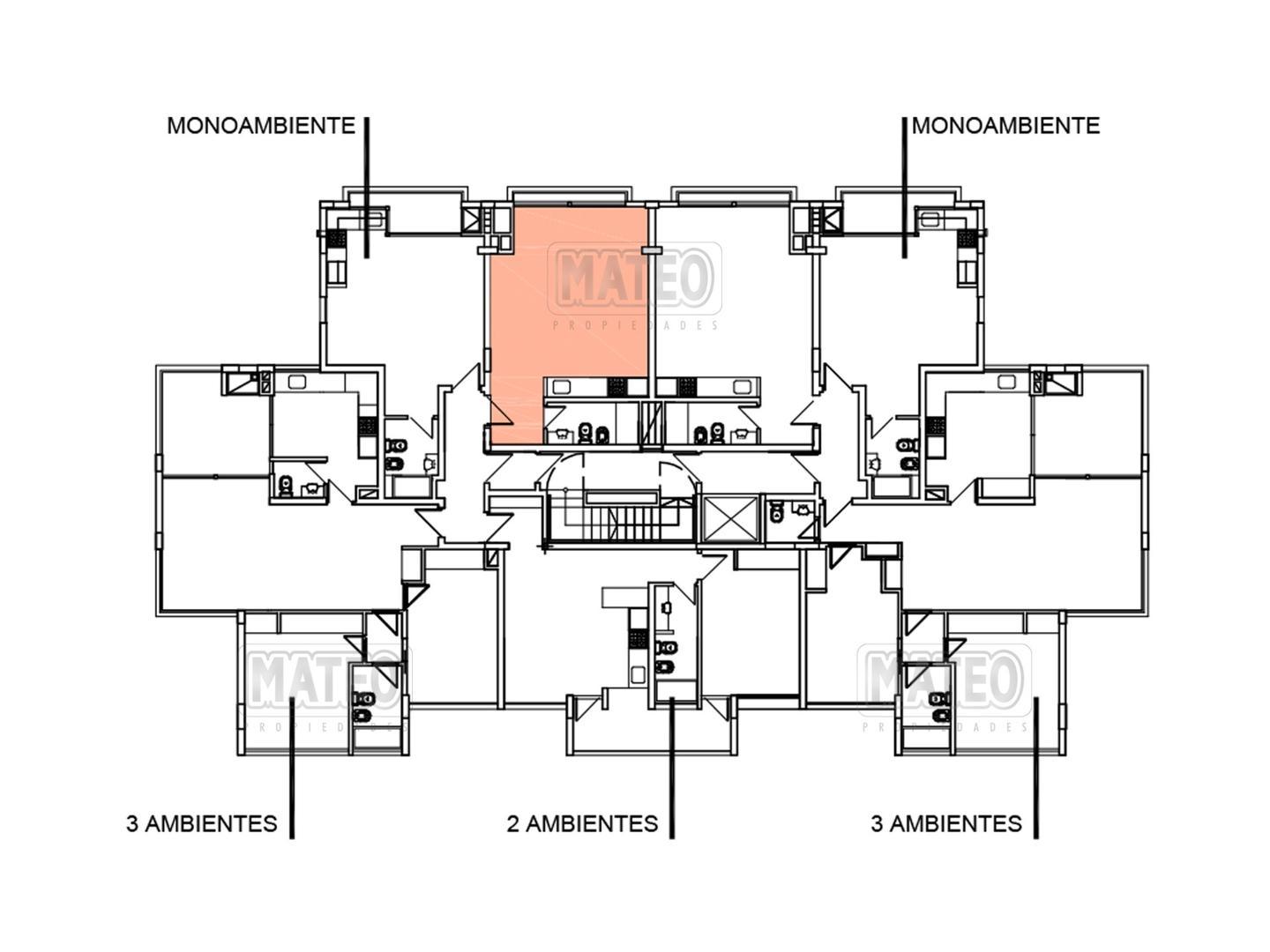 Departamento en Venta de Monoambiente