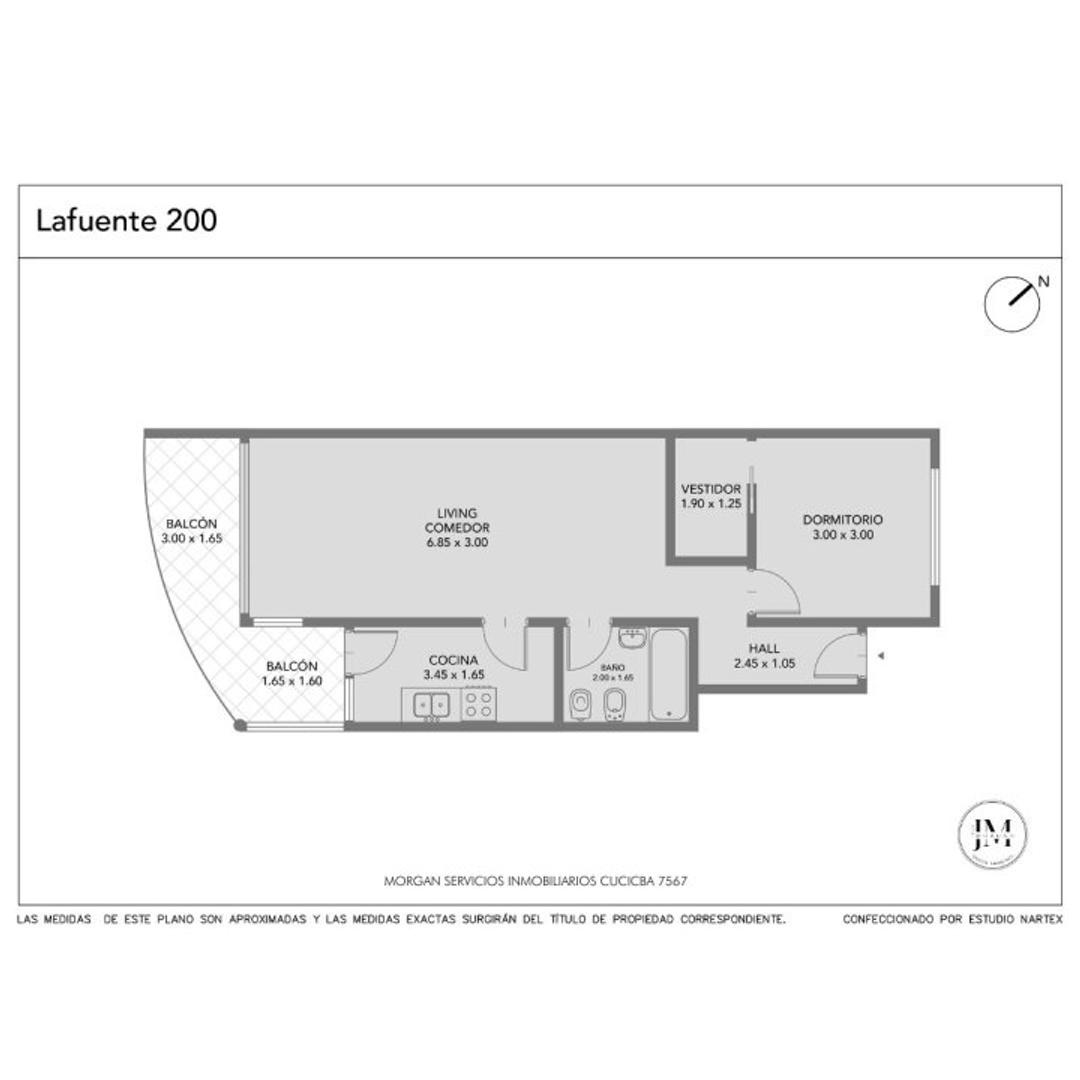 Departamento en Venta de 2 ambientes