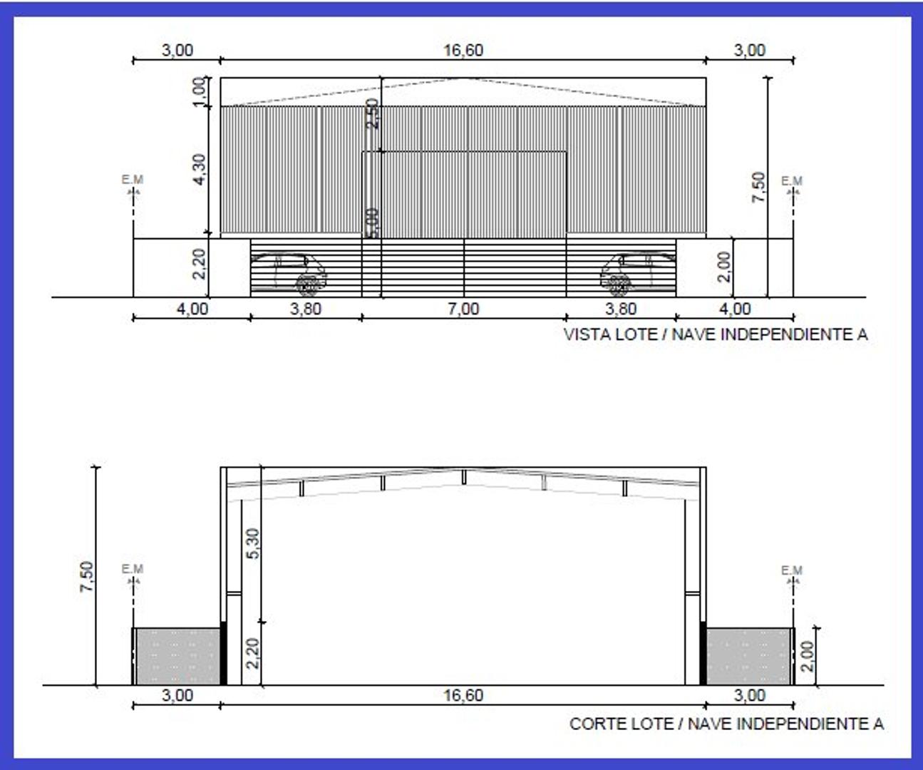 Galpon en Venta 22,60  mts Frente