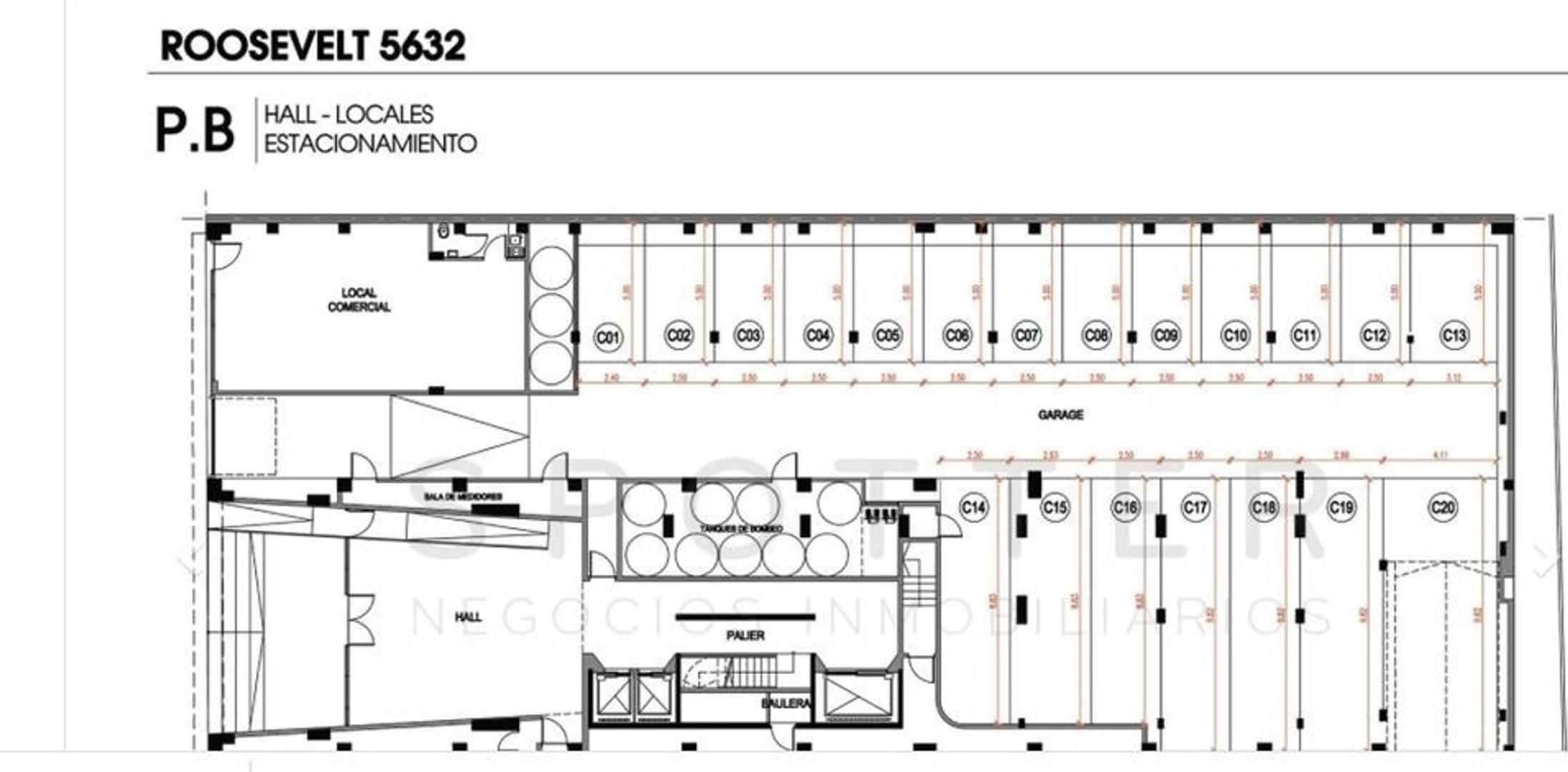 Cocheras a la venta en edificio de categoria