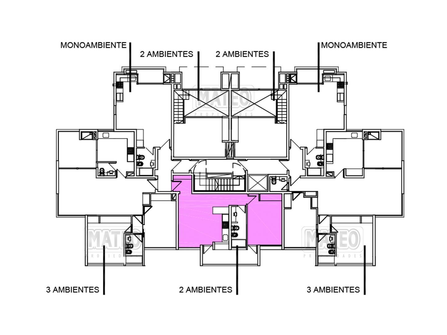 Departamento en Venta de 2 ambientes