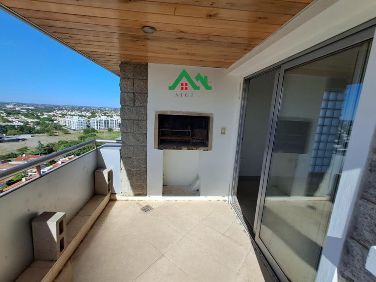 Departamento en alquiler de 2 dormitorios en Alto Villasol – Balcón con asador y seguridad 24 hs