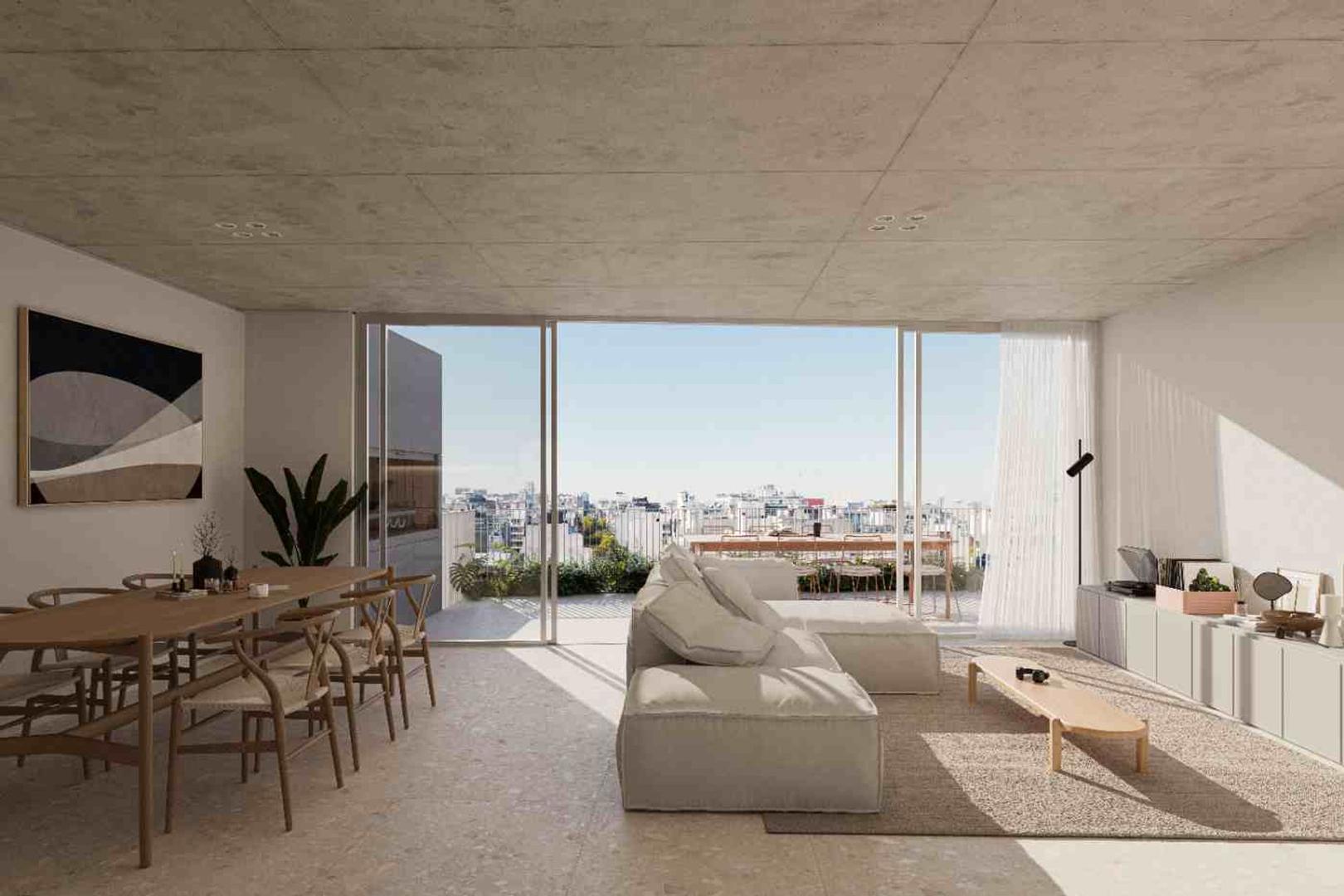 Departamento 3 ambientes con 2 baños