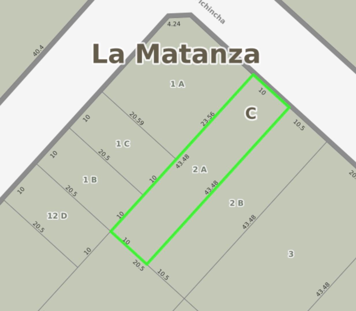 LOTE CON MEJORAS 10X43. ZONA INDUSTRIAL