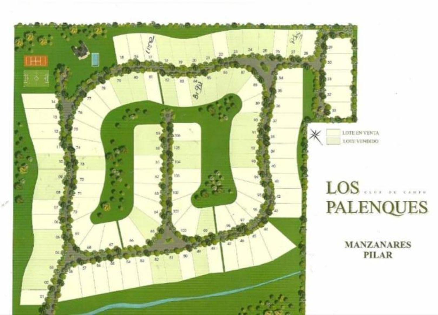 Terreno en Venta en Los Palenques, USD 46.500