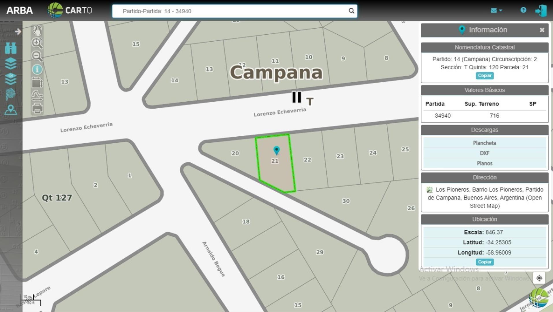 Lote de Terreno en Los Pioneros