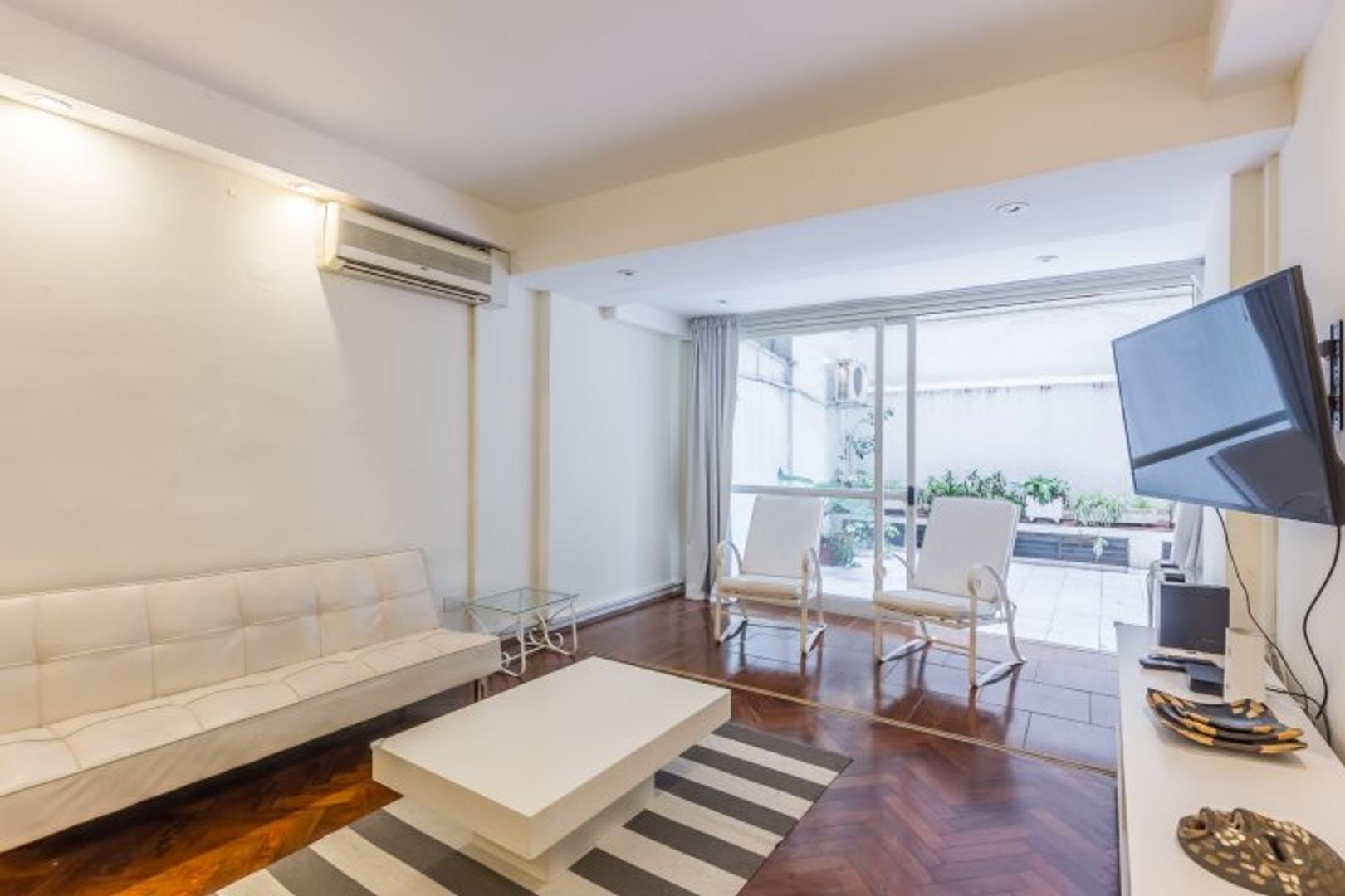 DEPARTAMENTO 3 AMBIENTES CON PATIO RECOLETA VENTA