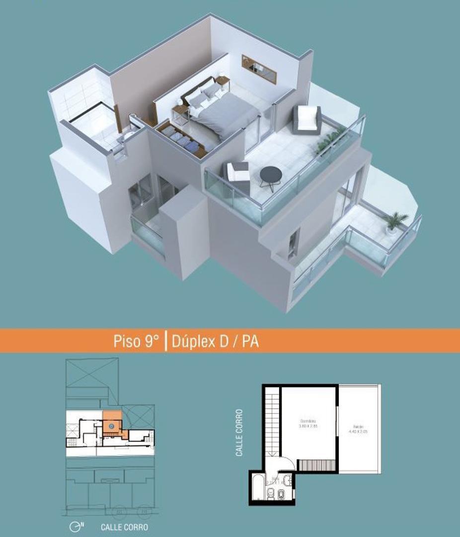 Departamento en Venta con 1 cocheras