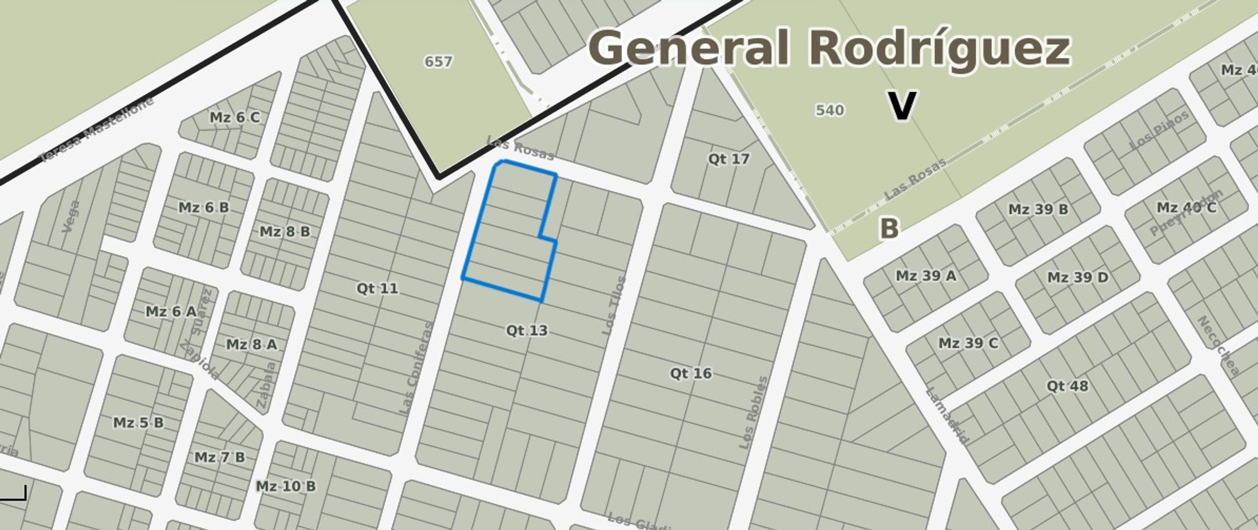 Terreno en Venta de 1296,0 m2