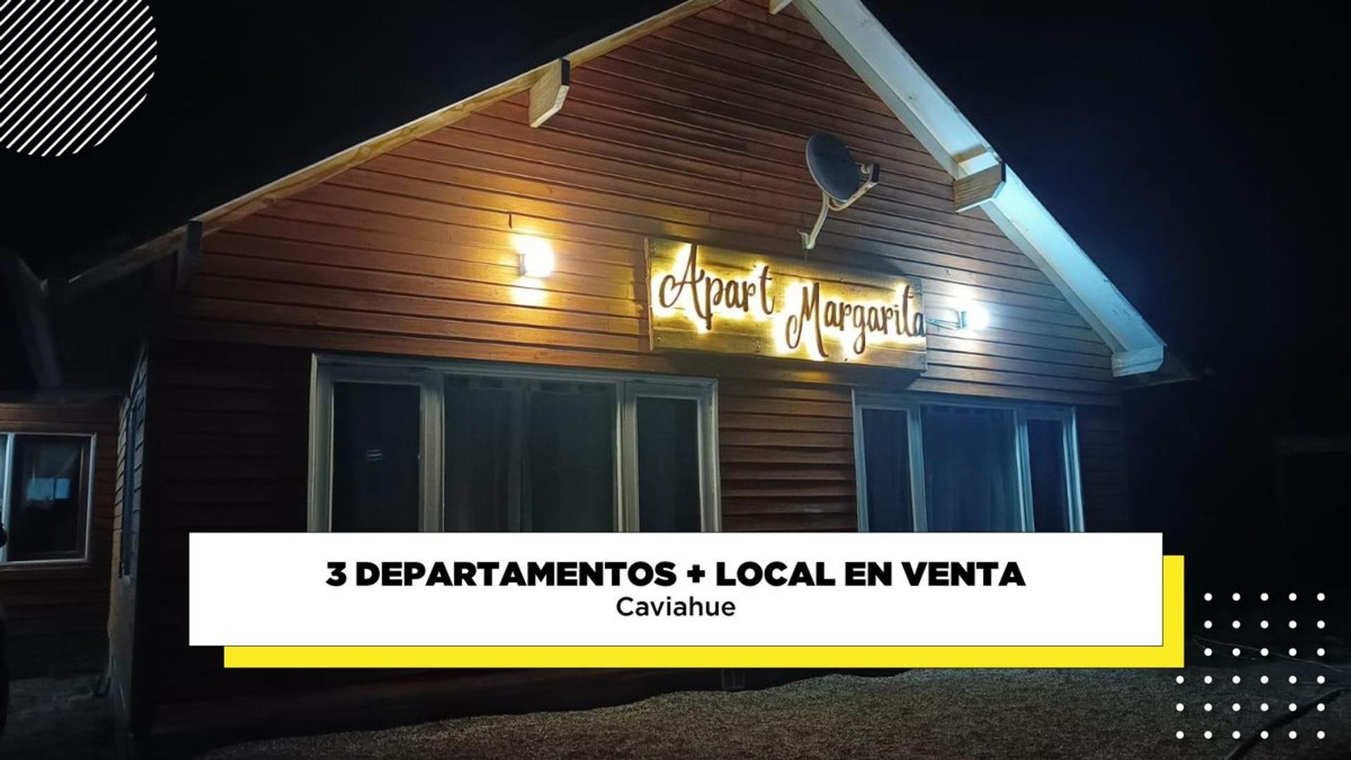 3 dptos + local comercial en venta  - caviahue