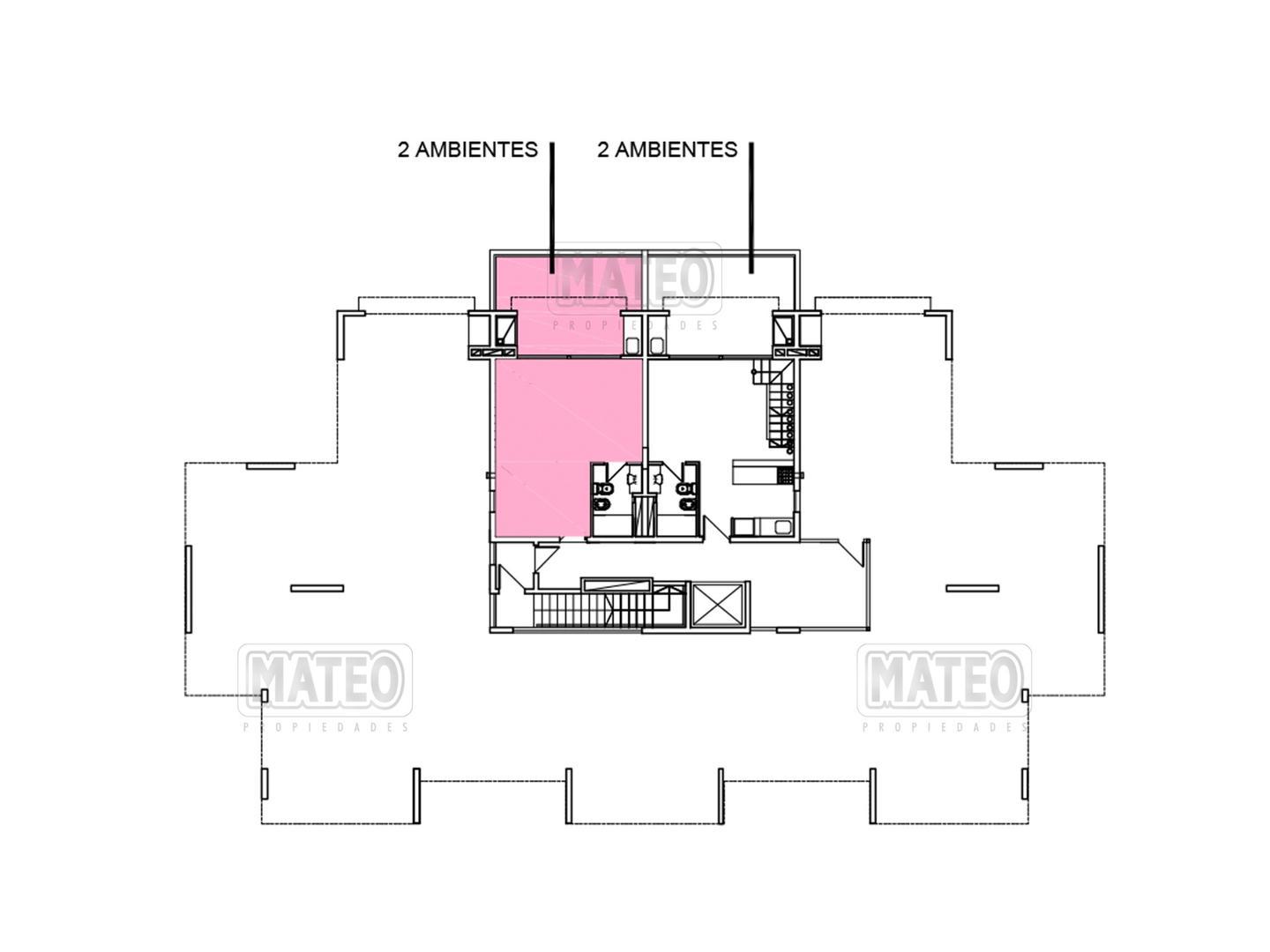 Departamento en Venta de 2 ambientes