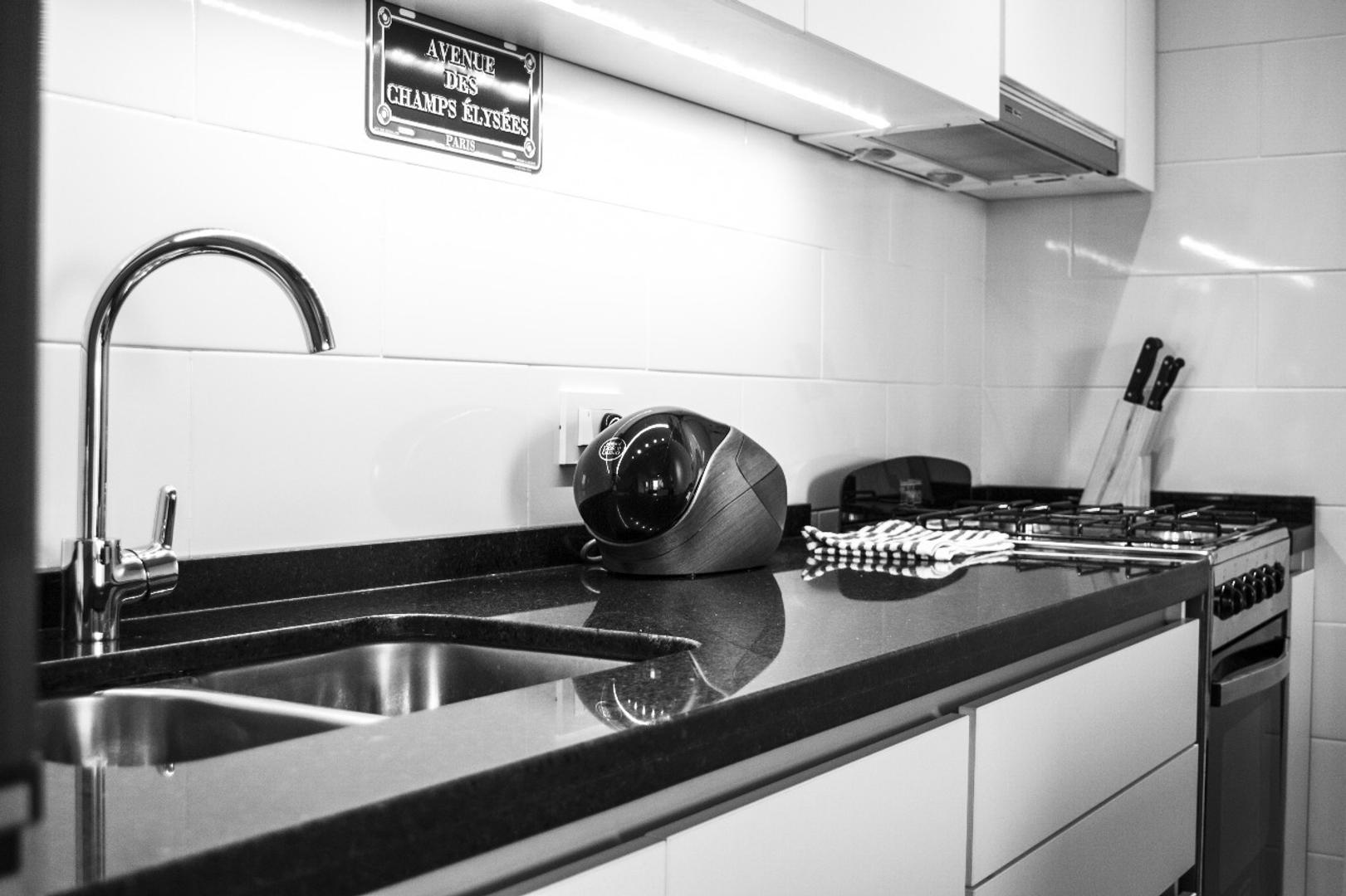 Departamento de 2 Amb. con balcones aterrazados y parrilla