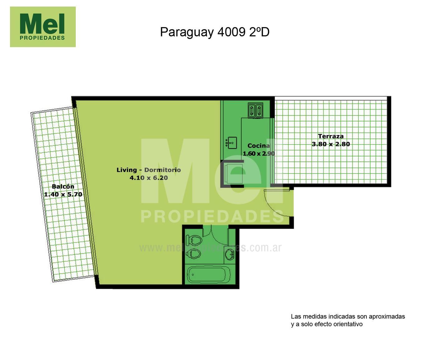 Paraguay 4000, Piso 2