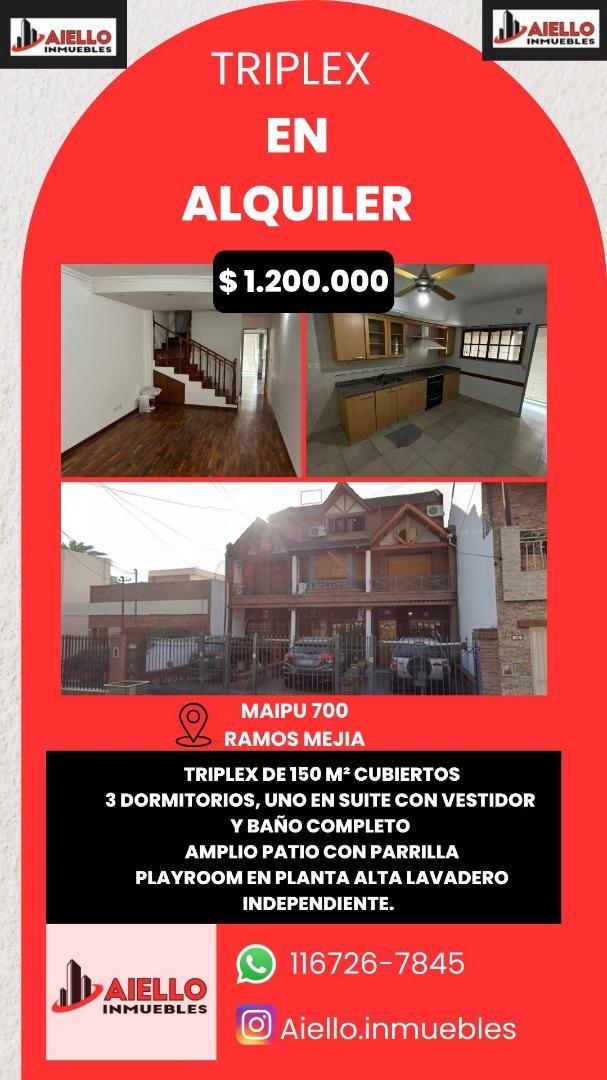 Amplio Triplex Maipu 768