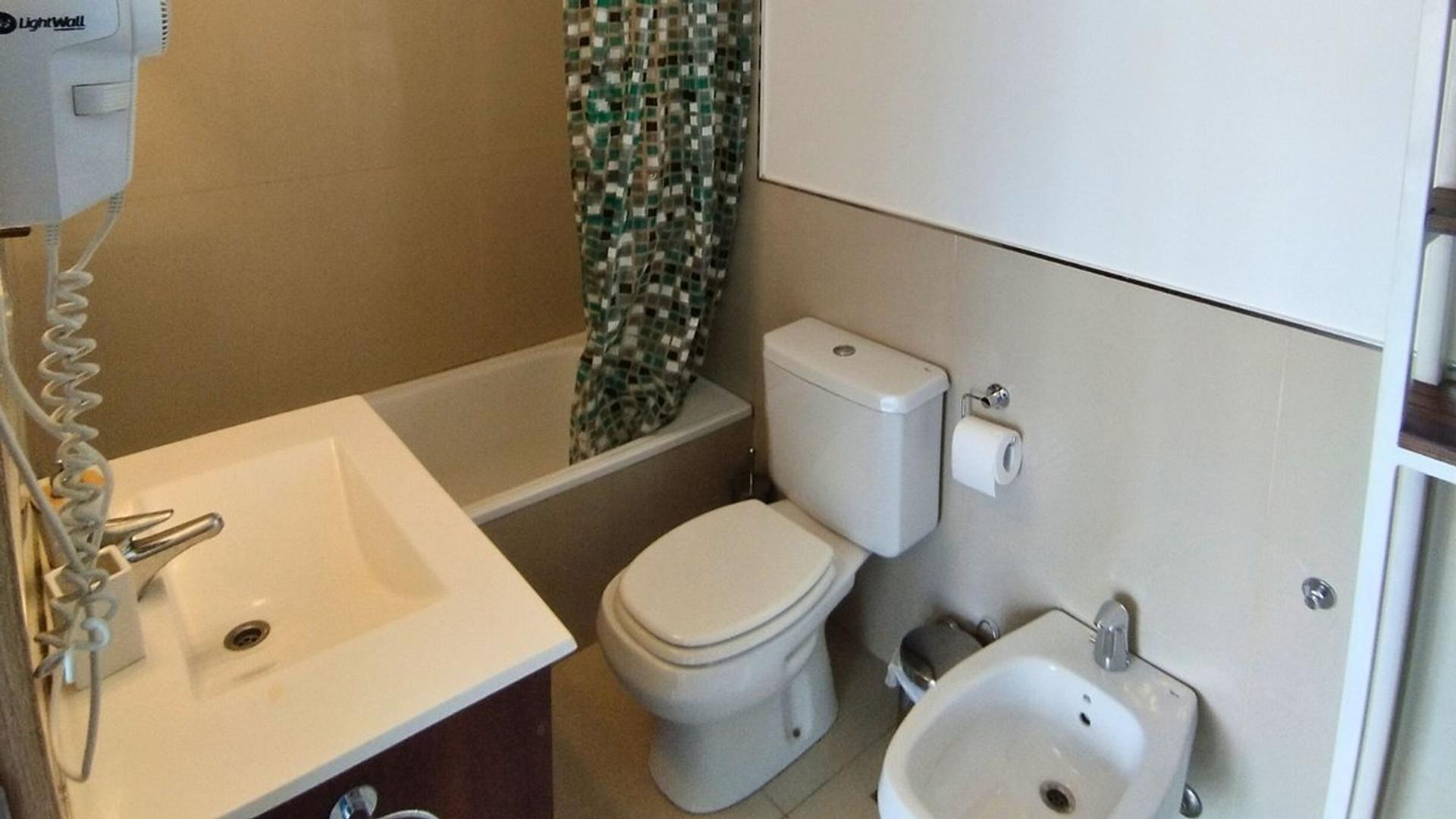 Departamento 2 ambientes con 1 baño