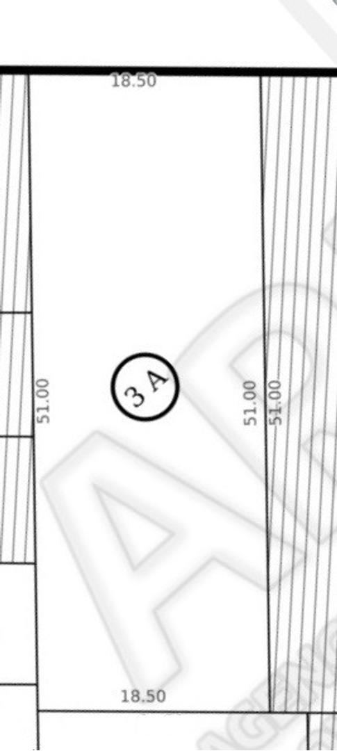 Terreno en Venta de 943,0 m2