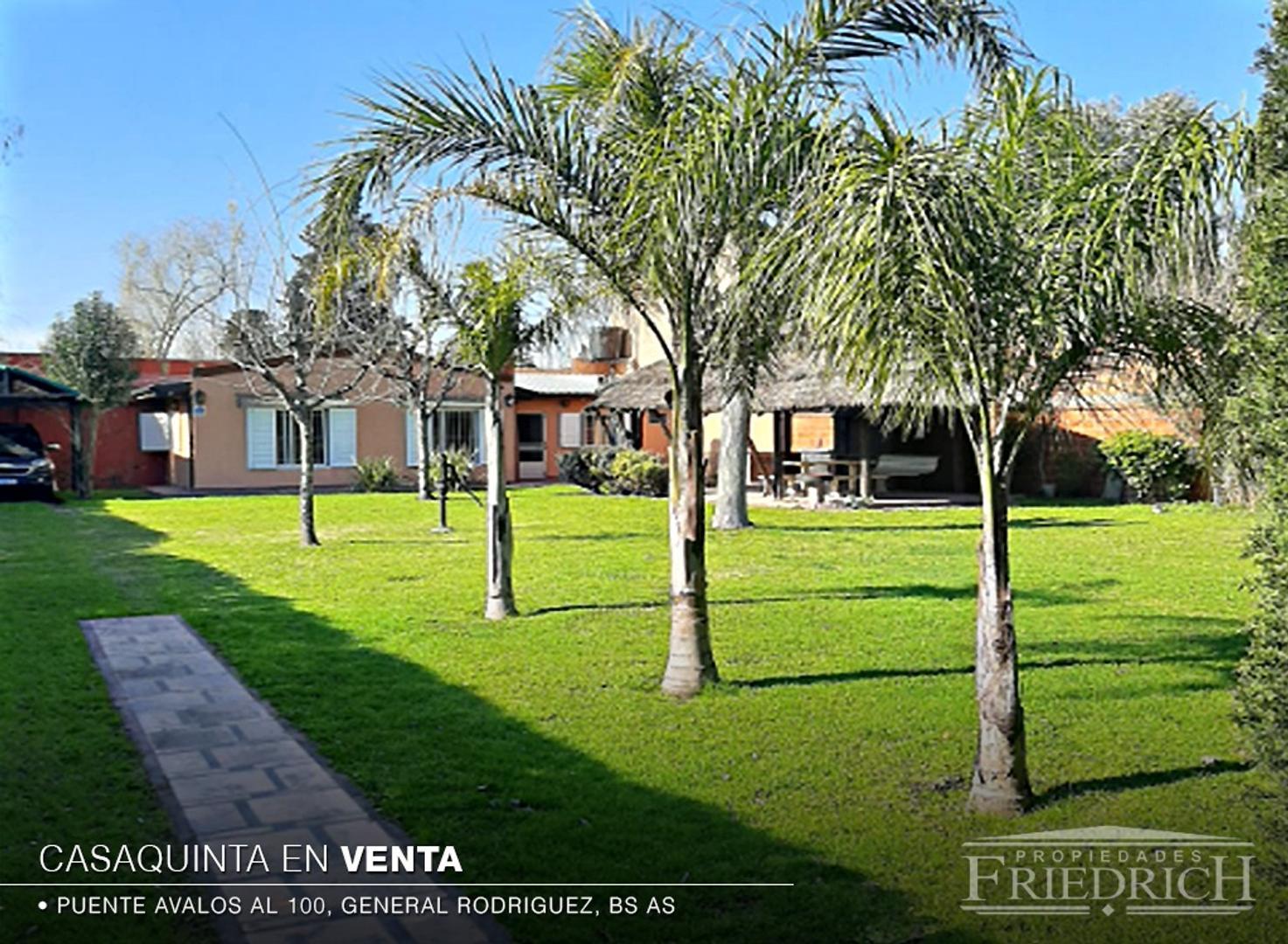 CASAQUINTA EN VENTA EN GENERAL RODRIGUEZ