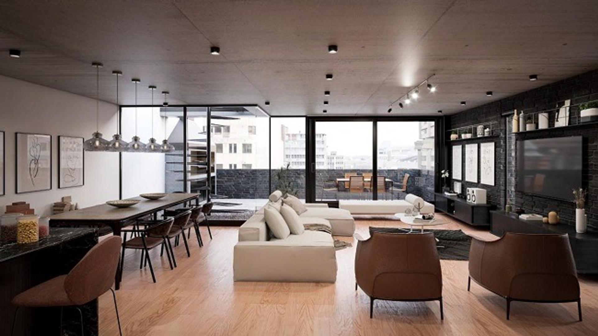 Departamento 2 ambientes con 1 baño