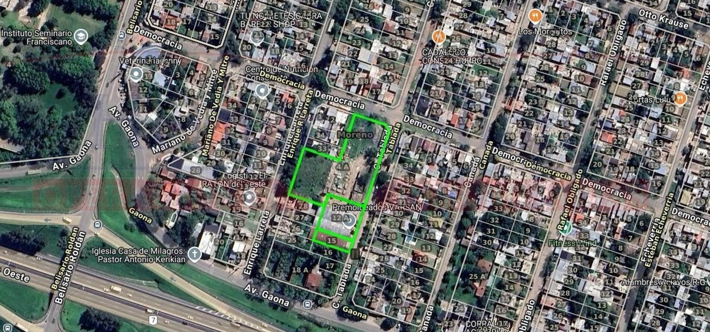 LOTE DE 4.680 CON GALPÓN DE 900 M² A METROS DE LA COLECTORA