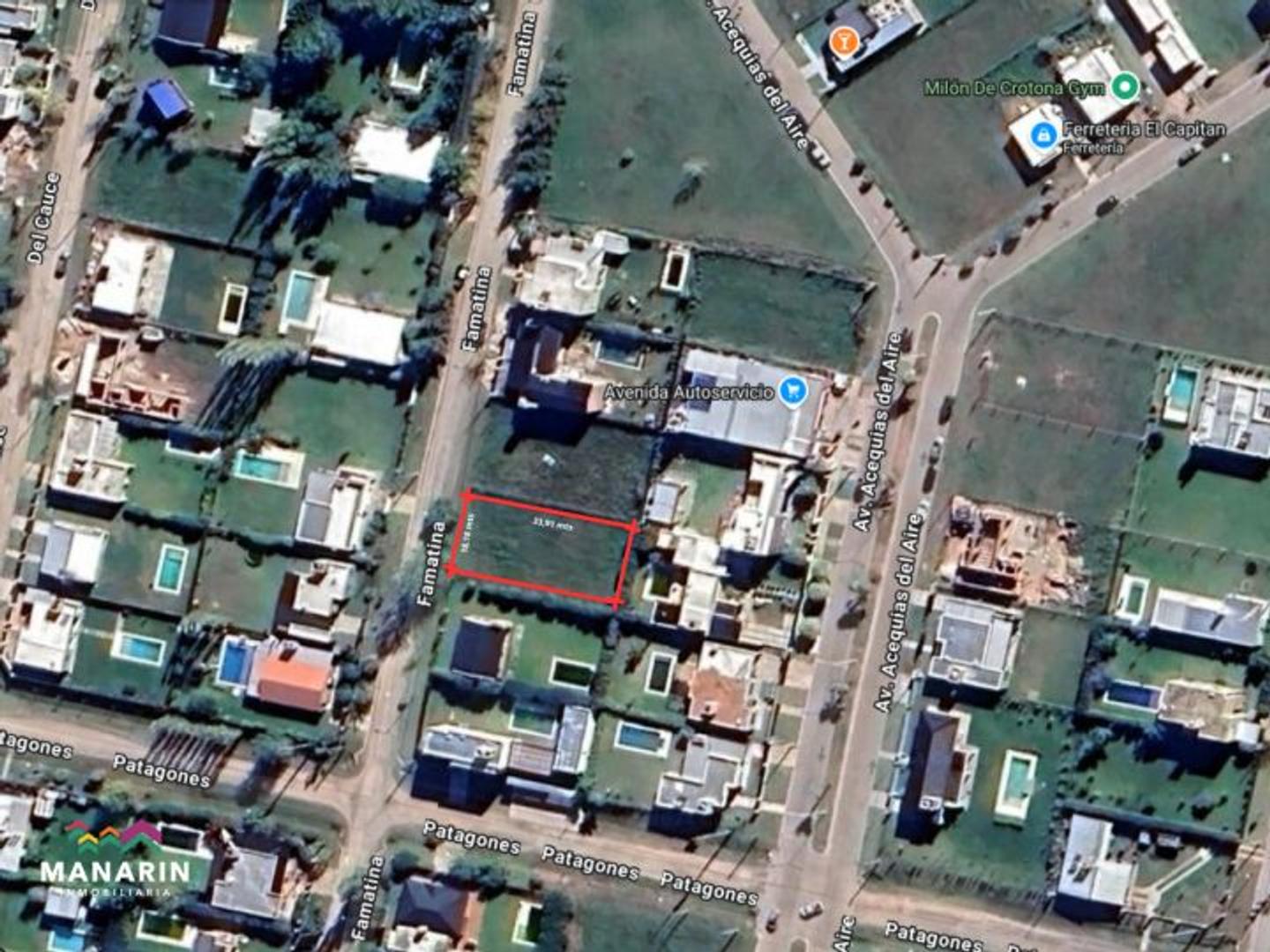 Terreno en Venta de 616,0 m2