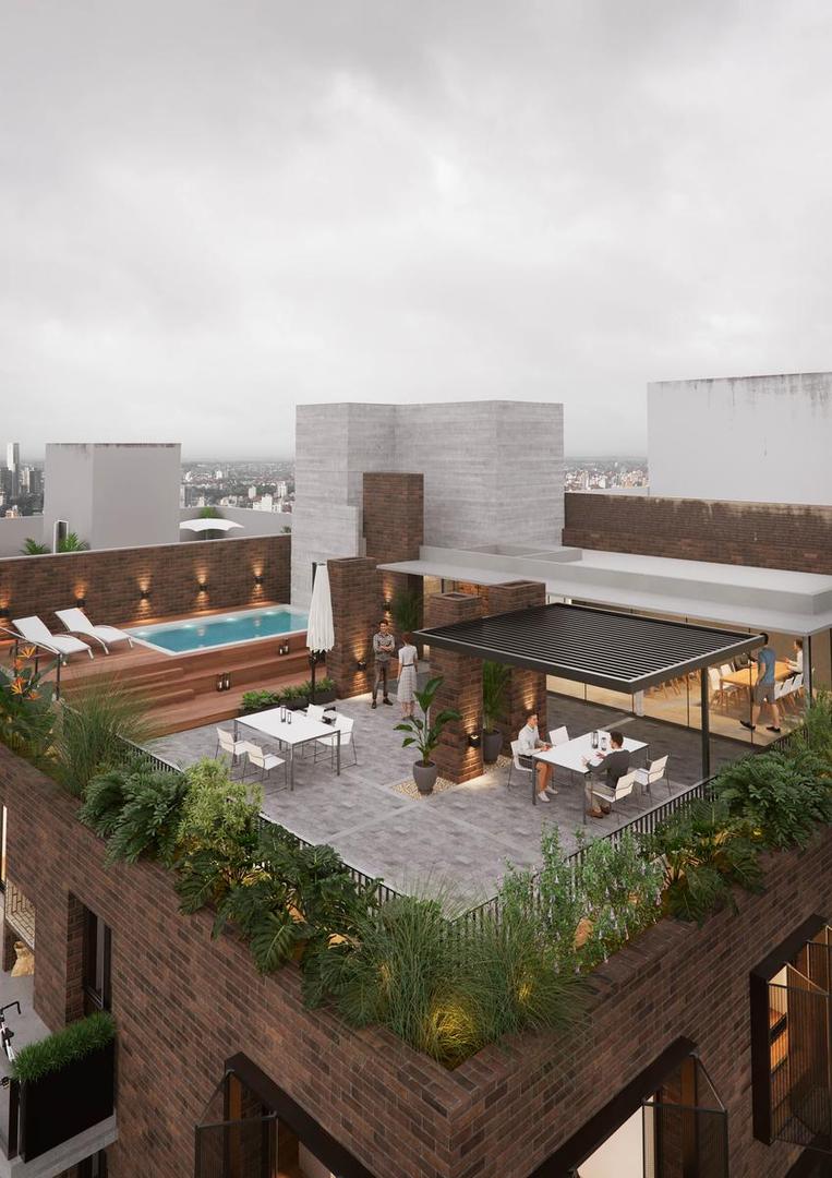 Dorrego 1409 (02-01)-Departamento monoambiente PILETA QUINCHO Centro Rosario