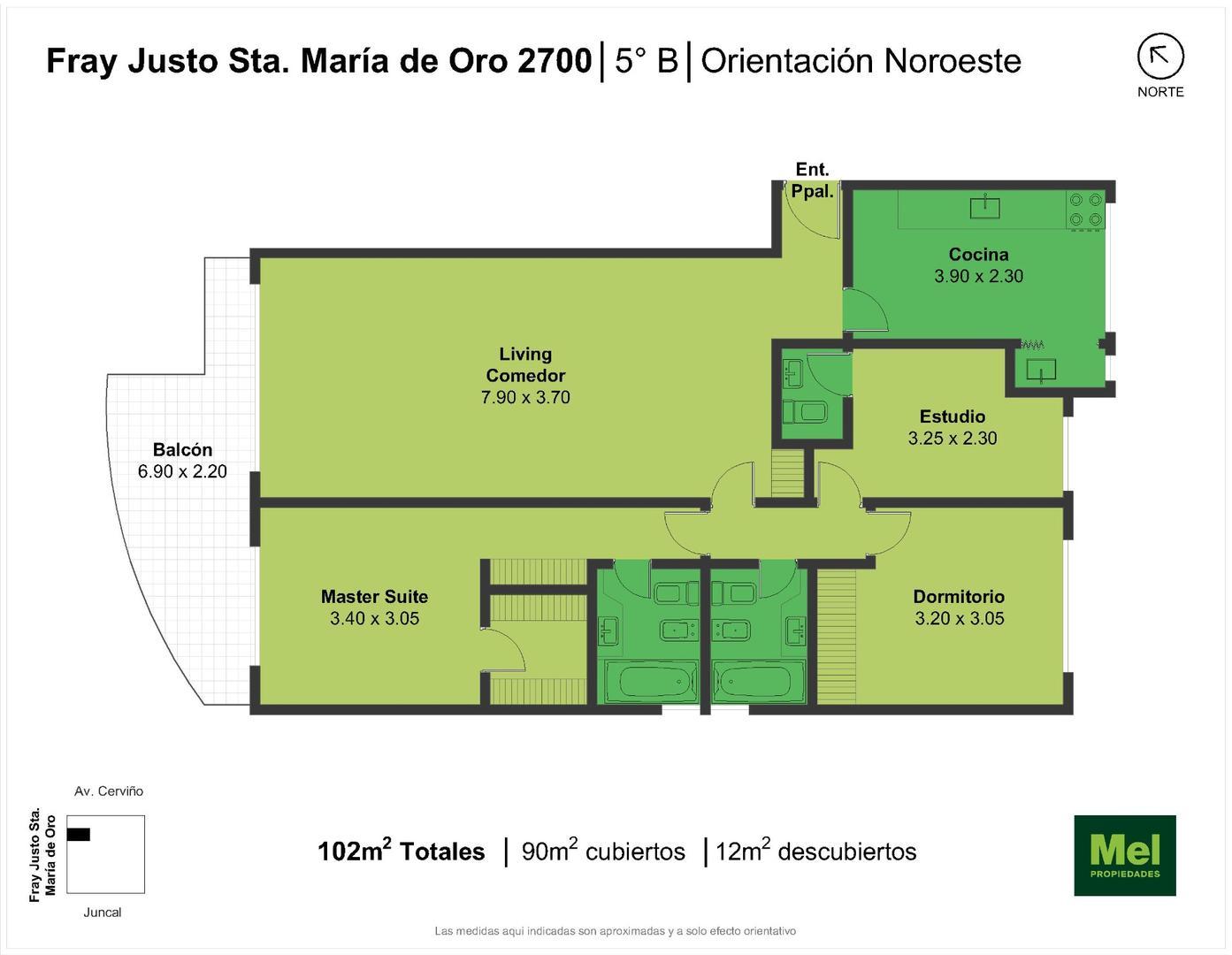 Fray Justo Santamaria De Oro 2700, Piso 5