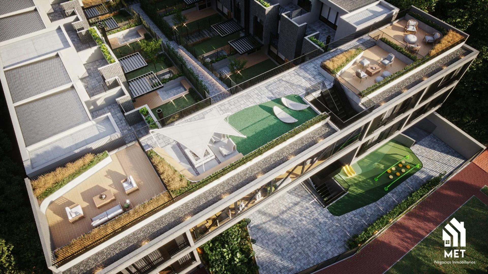 Depto Tipo Casa 3 ambientes con 2 baños