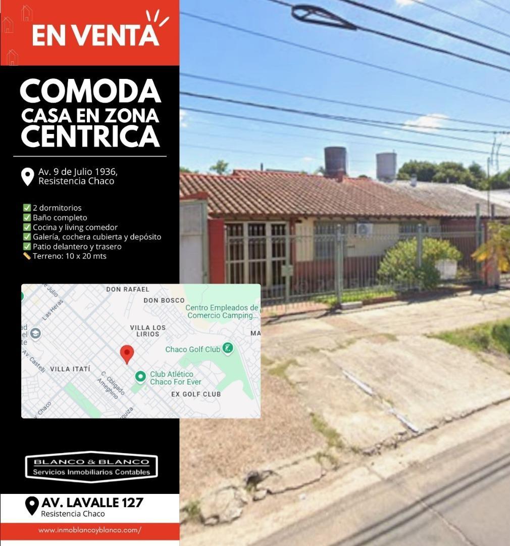 SE VENDE: AV. 9 DE JULIO 1936, CASA DE 2 DORMITORIOS