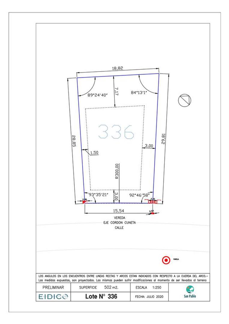 NUEVO INGRESO A LA VENTA - Barrio San Pablo