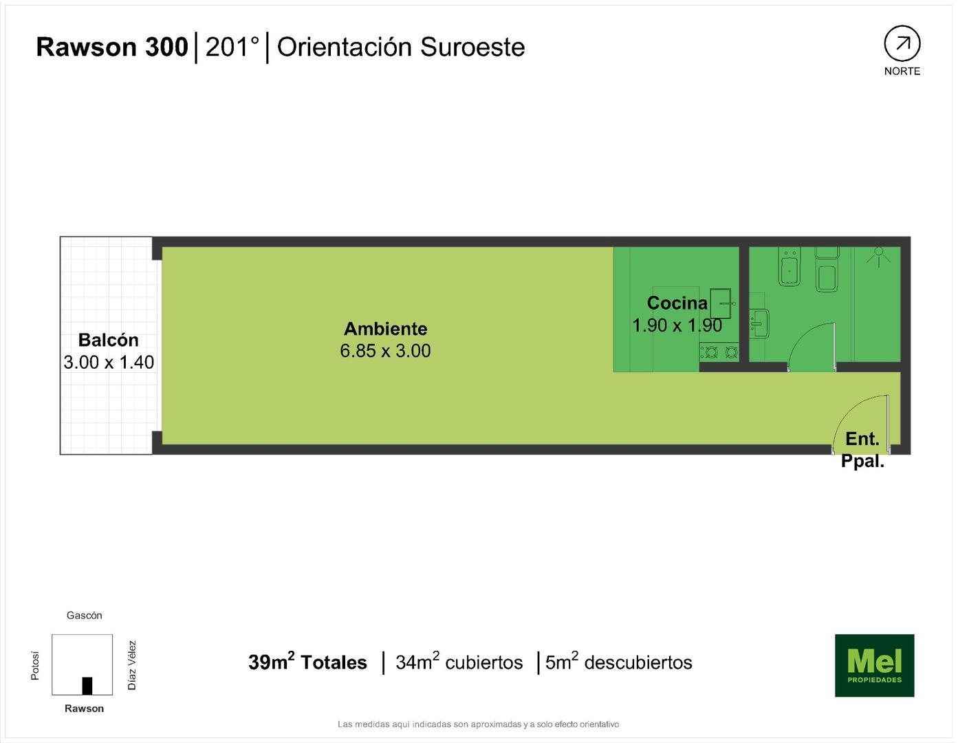 Rawson 300, Piso 2