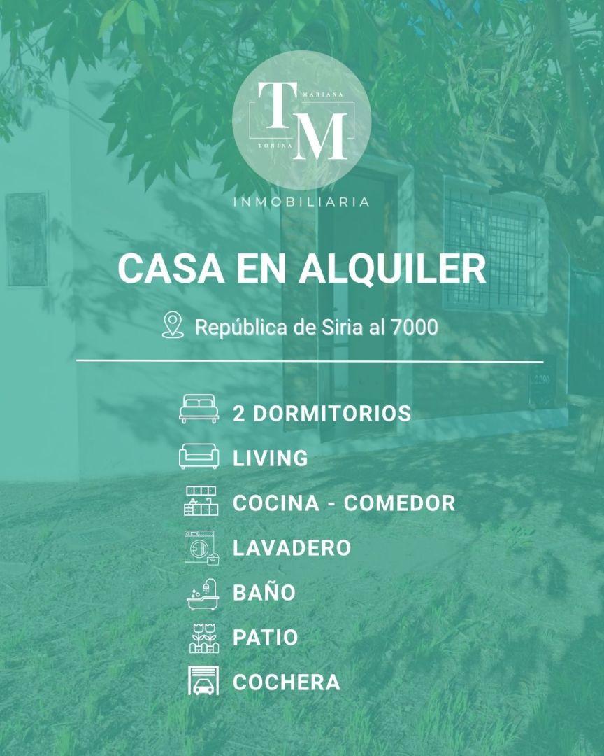 Casa en Alquiler de 2 dormitorios